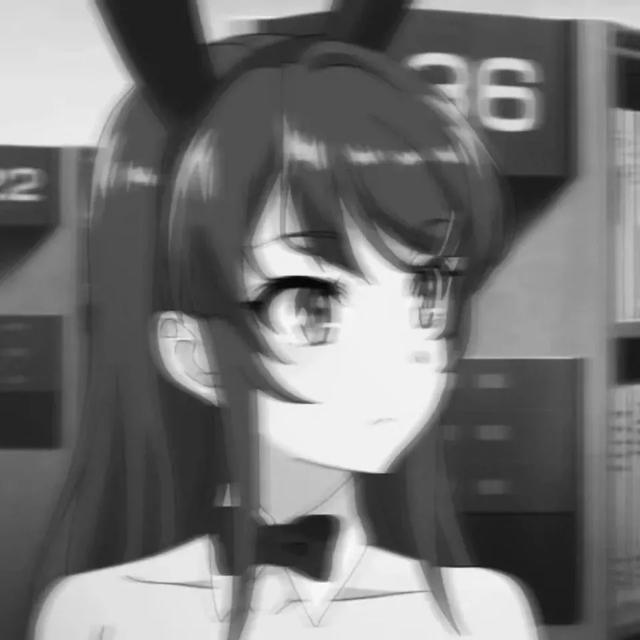 祁宋  风格日系黑白二次元动漫情头，微信头像，祁宋  风格日系黑白二次元动漫情头（黑白动漫情头）