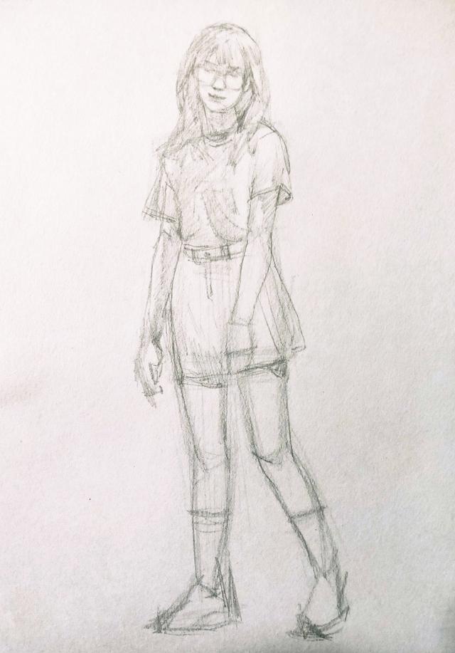 人物速写简单入门,人物速写的画法步骤图(人物速写图解教程) 人物速写简单入门,人物速写的画法步骤图(人物速写图解教程)