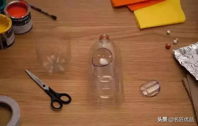 用矿泉水瓶做手工简单又漂亮，简易好看矿泉水瓶手工（趣味变废为宝手工制作）