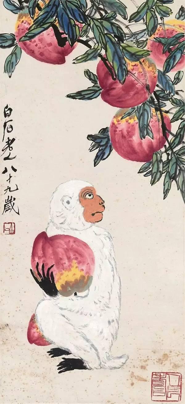 属猴今日运势水墨先生,名家猴画(美术作品欣赏)-生肖-荣耀易学