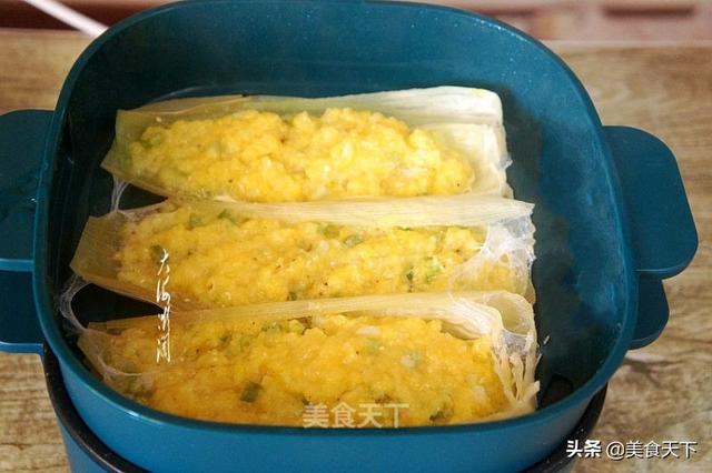 松子玉米的做法，玉米馒头怎么做才能松软好吃视频（玉米这样做也太好吃了吧）