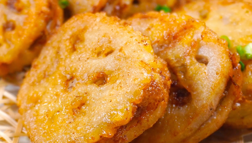 图片[7]-【藕夹】做法步骤图 脆爽美味 外面吃不到-起舞食谱网