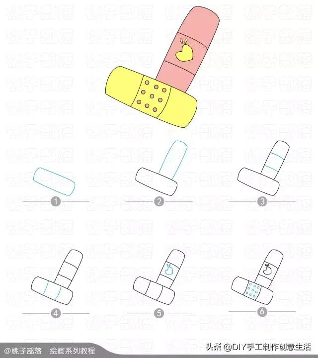 简笔画——书桌一角，图书室一角简笔画（简单又好玩的简笔画）