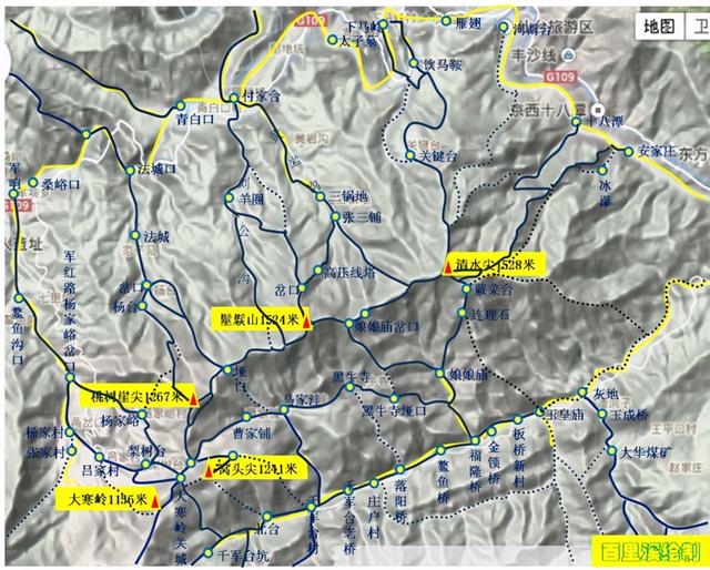 房山白云坨历史，北京及周边千米高山穿越路线概述