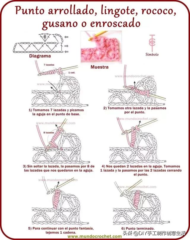 钩针编织有几种钩针法，关于钩针编织的所以疑难杂症都有解释