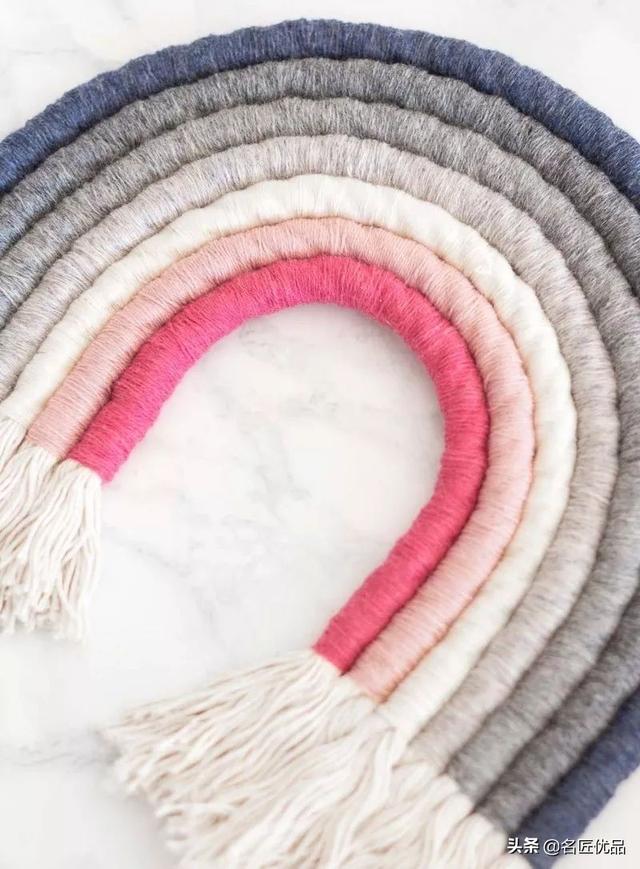 手工编织挂毯，挂毯编织教程（做一款彩虹挂毯）