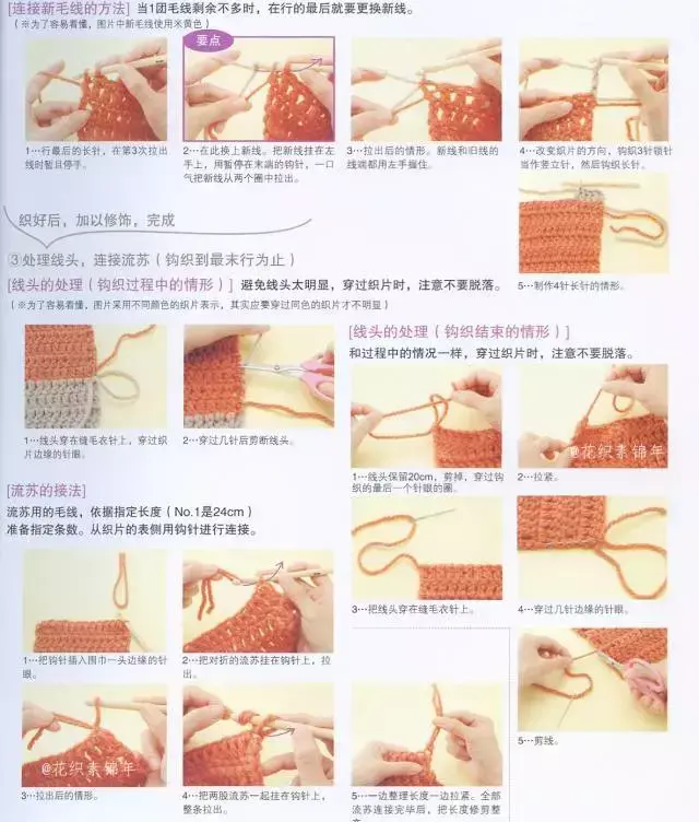 毛线围巾的织法图解，平针围巾的织法图解（新手一天就能学会的围巾织法）