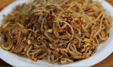 江西炒粉正宗做法过程，江西家常美食之炒粉