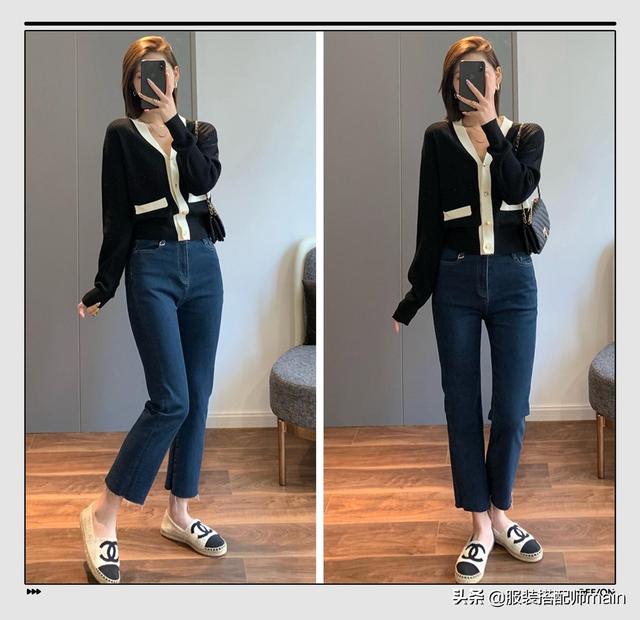 开衫的时尚百搭搭配，短款开衫的搭配（早秋解锁针织开衫的时髦穿法）