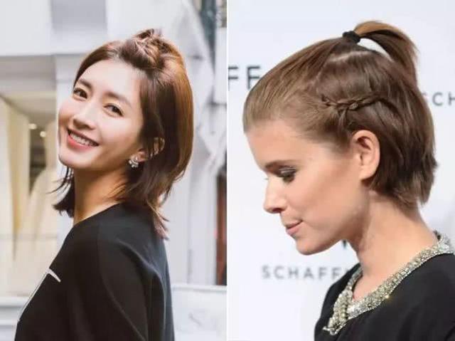 短发丸子头怎么扎，短发扎半丸子头的步骤（短发怎么扎简单好看）