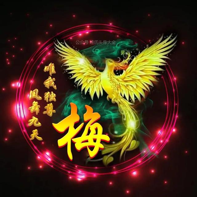 凤凰，微信头像，凤凰（唯美凤凰主题姓氏头像）
