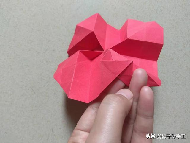 正版川崎玫瑰折法图解，川崎玫瑰折法（详细的图文教程来了）