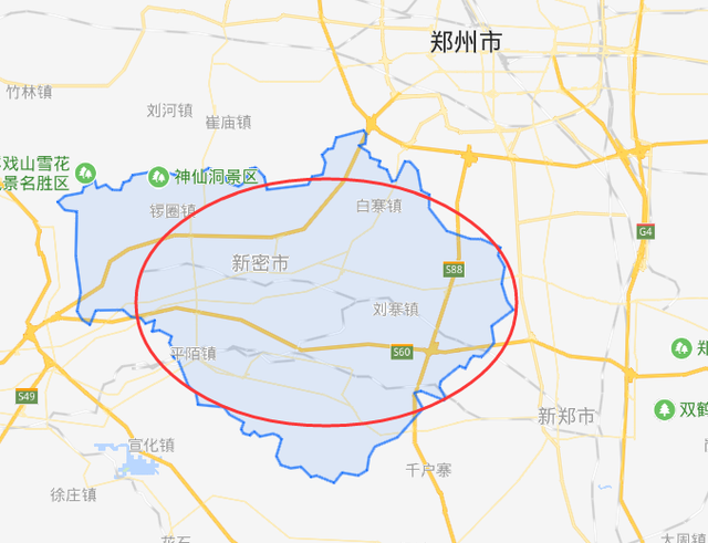 新密市属于哪个市，新密哪个市（因为一座山而得名）