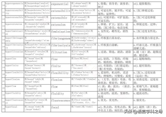 国民homo什么意思，homolive什么梗（总结了367个以hyper、240个以hypo前缀、106个以homo前缀的单词）