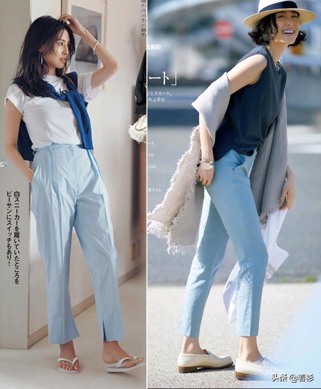 藏蓝色裙子配什么颜色上衣好看，藏蓝色裙子配什么颜色上衣（绝美“蓝色穿搭”火了）