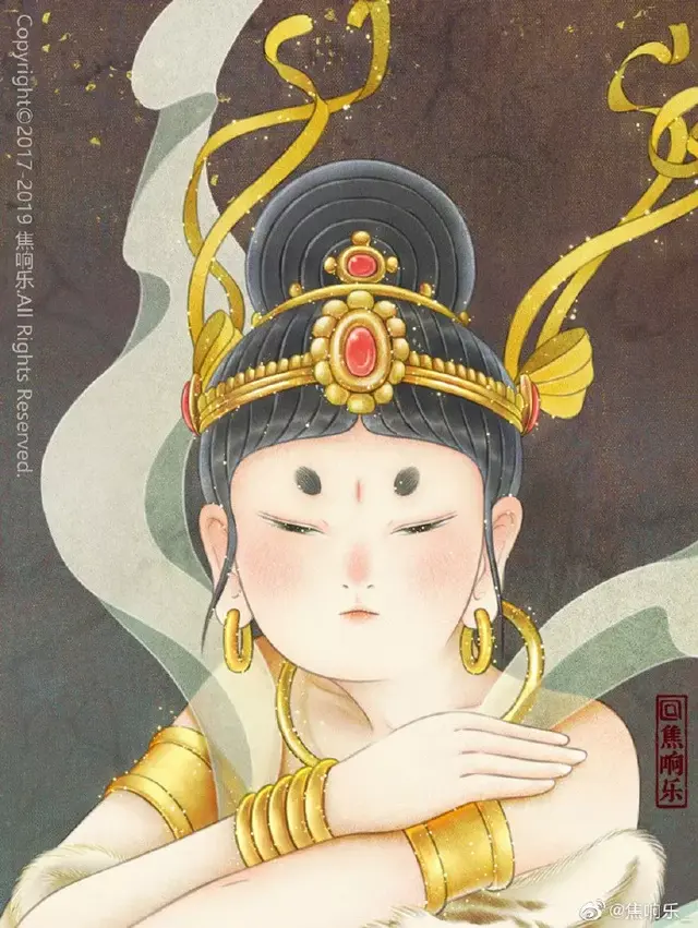 又胖又萌又可爱的图片，胖胖可爱的呆萌情侣头像微信（把千寻、周迅画成圆脸美人）