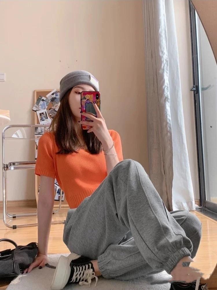 橘色上衣搭配什么颜色***,橘色***颜色搭配图