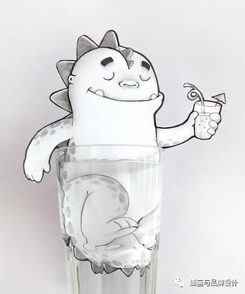 小恐龙怎么画，恐龙怎么画简单又好看（创意手绘丨他画出一只很有戏的小恐龙）