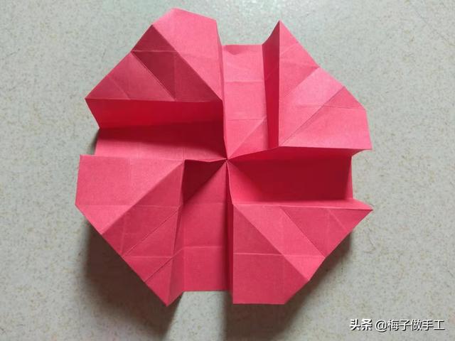 正版川崎玫瑰折法图解，川崎玫瑰折法（详细的图文教程来了）