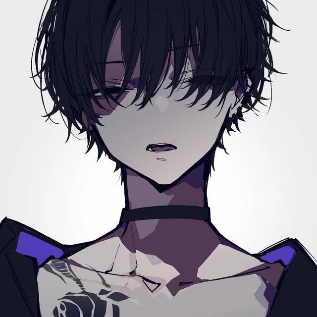 画师:望月けい，微信头像，画师:望月けい（这种线条硬朗独特画面美感）