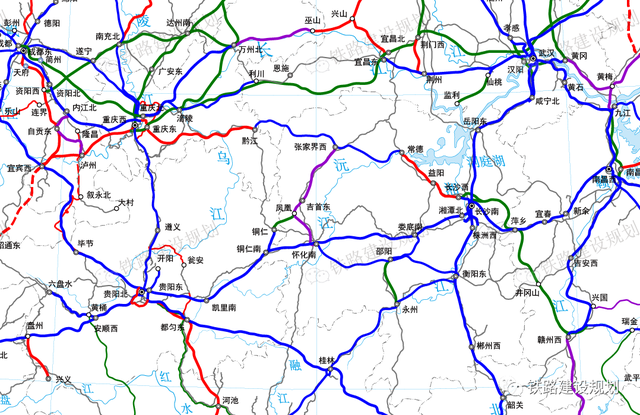 中国铁路干线分布图，全国铁路线路图（中国铁路营业线路图更新版）