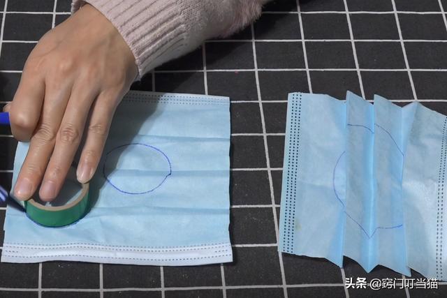 口罩上的创意画，口罩简笔画（简单改造下就能变废为宝）