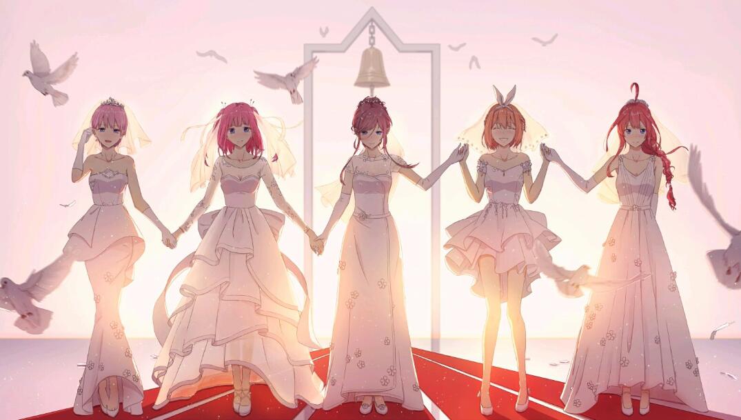 五等分的花嫁大结局,五胞胎一起穿婚纱度蜜月,结婚等于0?-质信十强榜