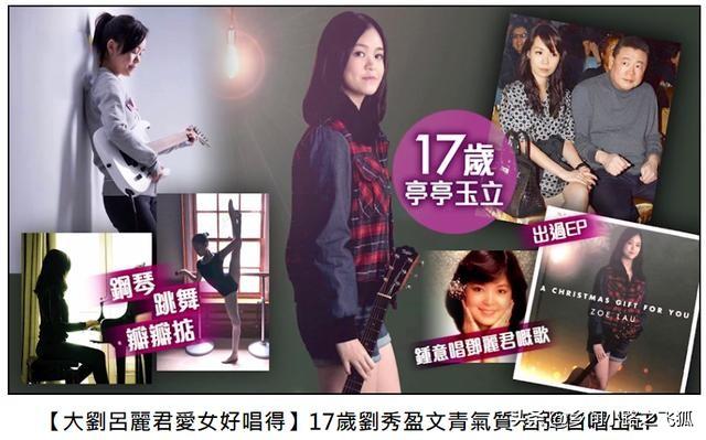 甘比和吕丽君身高，吕丽君和甘比同框（刘銮雄17岁二女儿多才多艺音乐才华出众）