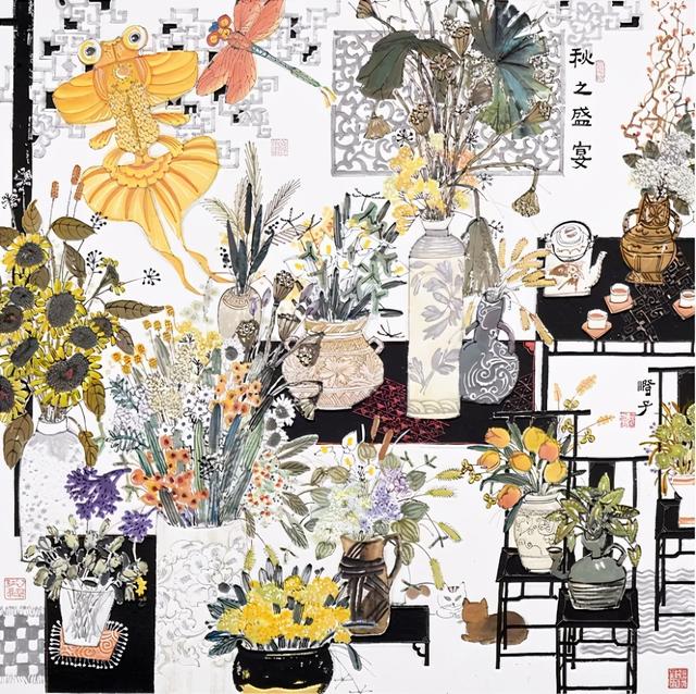 造梦西游ol花篮三叠什么条件，造梦西游ol怎么叠三层花篮（是她画作的文化格调）