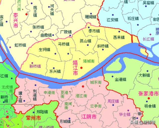 靖江属于哪个市，江苏泰州3区及靖江27镇的变迁