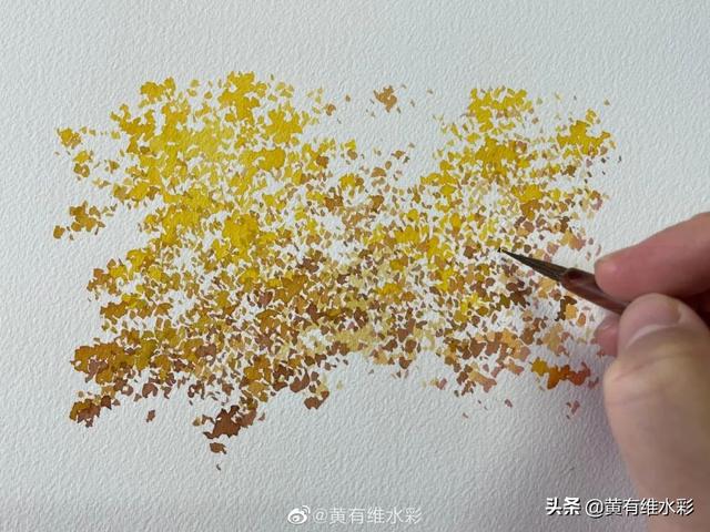 大树怎么画好看，画大树的简单方法（运用两种不同的技法）