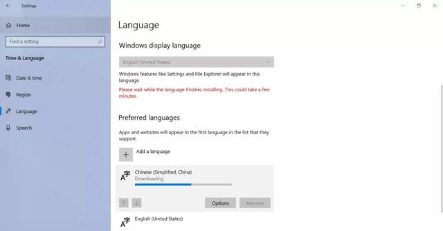win10系统在语言中添加了英语，美国输入法（Windows10系统英文怎么改为中文）