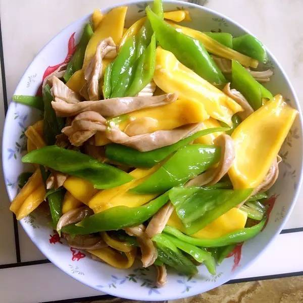 【菠萝蜜炒猪肚】做法步骤图   这味道想想都上头-起舞食谱网