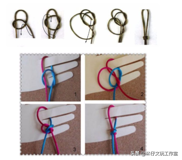 手串收尾打死扣图解，手串收尾打死扣图解教学（从此以后手串打结不求人）