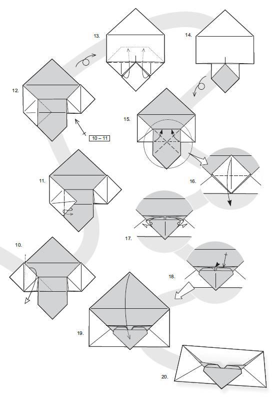 百元折爱心的步骤图解，用百元折心图解（完整一张纸折出爱心红包）