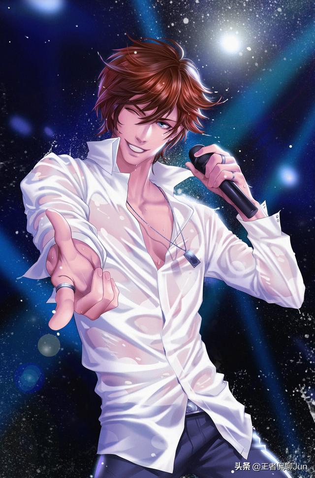 王者荣耀无限男团泳装(王者荣耀无限王者团舞台照韩信最惹眼图片)