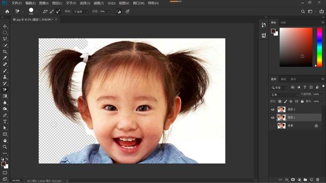 ps怎么抠复杂背景头发丝，ps抠图--怎样抠头发丝（巧用背景橡皮擦抠头发）