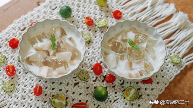 高颜值的自制果冻，白凉粉是干什么用的