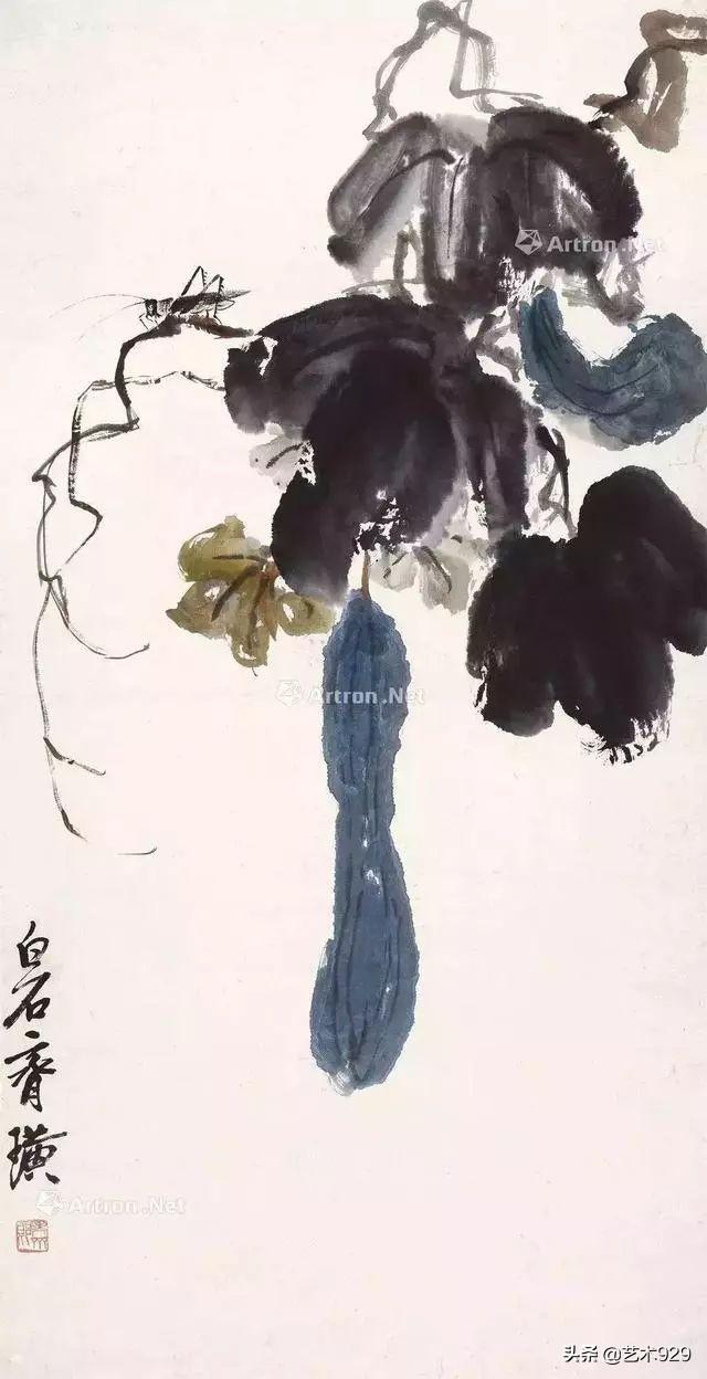 丝瓜喜欢阴还是阳，丝瓜苗喜阳还是阴（一教就会，国画丝瓜的写意画法）