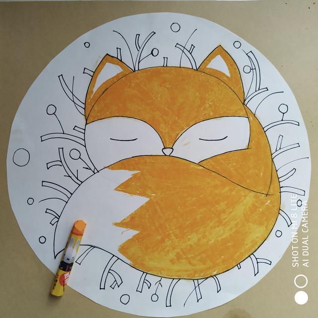 如何画一只九尾狐，简笔画怎样画一只小九尾狐（ 可爱的小狐狸）