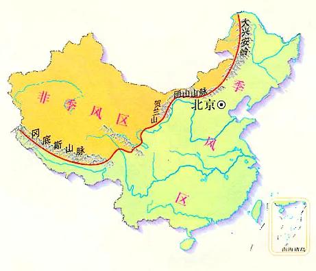 中国七大地理分区，中国七大地理分区是什么（图解中国36条地理分界线）