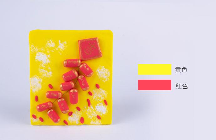 卡通鞭炮怎么画，儿童简笔画鞭炮怎么画（超轻粘土教程图解——鞭炮粘土画）