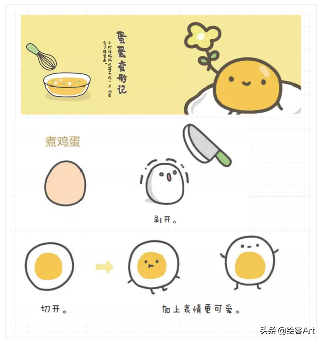 抖音最火可爱简笔画，抖音最火的简笔画（简笔画大佬成团可爱联萌）