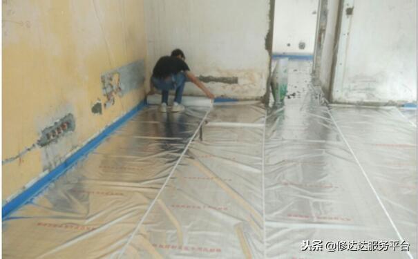 地暖分水器开关示意图，地暖分水器开关示意图旁通阀（水地暖的安装流程）