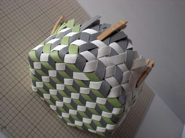 手工纸折手提篮，手工纸折手提篮教程（26款打包带编的包包）