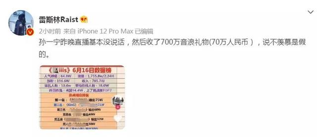 孙一宁多少钱一次，孙一宁有多少钱（那个王思聪都舔不到的网红）