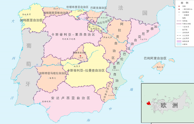 西班牙属于东欧还是西欧，西欧有哪些国家（为何存在感却这么低呢）