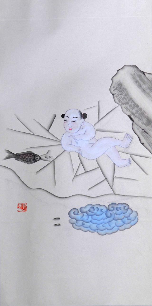 扑灰年画，扑灰年画图片（中国一绝《扑灰年画》汉族传统民间艺术）