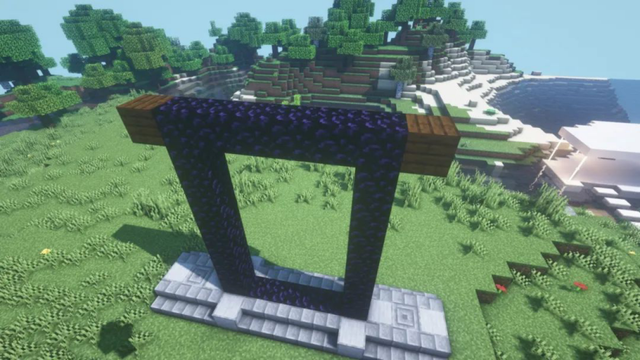 我的世界传送门，我的世界咋做传送门（这样帅气的传送门才符合高玩的身份）