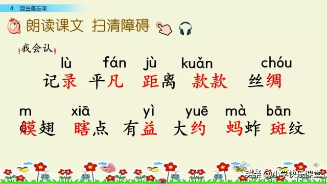 什么的硬翅，什么的硬翅？填四个字。（小学部编三年级语文下第4课《昆虫备忘录》图文+知识点+同步练习）